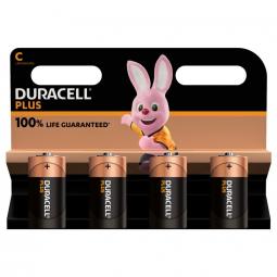 Duracell Plus Power C Alkaline Batteries (Pack 4) MN1400B4PLUS