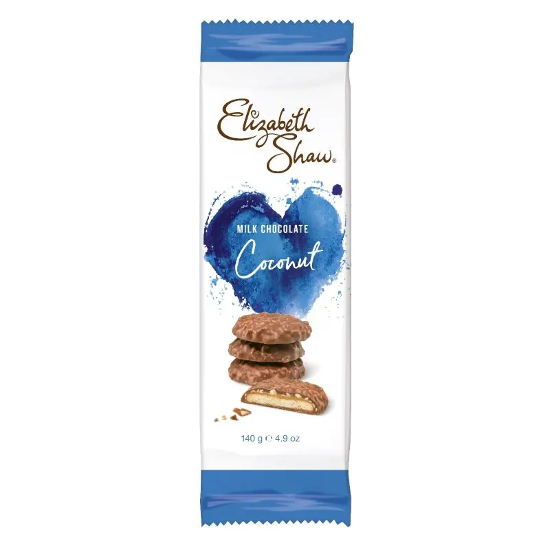 Elizabeth Shaw Chocolate Coconut Biscuits 9 Pack (Pack 140g)  - 0401299