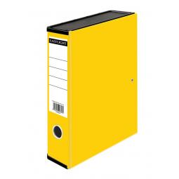 Eastlight Box File Foolscap 75mm Spine Width Yellow (Pack 10)