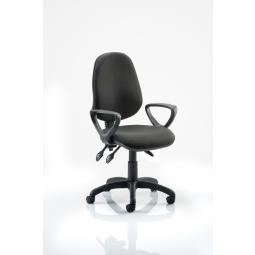 Eclipse Plus III Chair Black Loop Arms KC0038