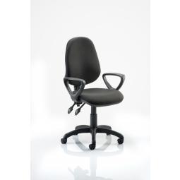 Eclipse Plus II Chair Black Loop Arms KC0022