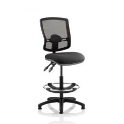 Eclipse Plus II Mesh Deluxe Chair Black Hi Rise Kit KC0303