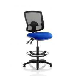 Eclipse Plus II Mesh Deluxe Chair Blue Hi Rise Kit KC0309