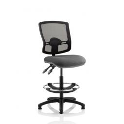 Eclipse Plus II Mesh Deluxe Chair Charcoal Hi Rise Kit KC0315