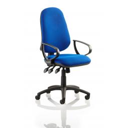 Eclipse Plus XL Chair Blue Loop Arms KC0033