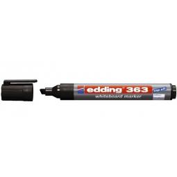 Edding 363 Whiteboard Marker Chisel Tip 1-5mm Black Pack of 10