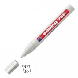 Edding 750 Paint Marker Bullet Tip 2-4mm White Pack of 10
