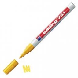 Edding 751 Paint Marker Bullet  1-2mm Line Yellow Pack of 10