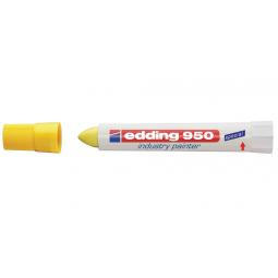 Edding 950 Industry Painter Permanent Marker 10mm Yellow Pack of 10