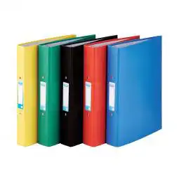 Elba 25mm Ring Binder Paper Over Board A4 Assorted (Pack of 10) 400033510