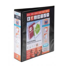 Elba 5 Pack of Presentation Lever Arch File 90mm Spine A4 Black 400008439