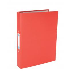 Elba Ring Binder A4 25mm Paper Over Board 2 Ring Red PK10