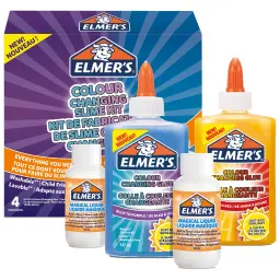 Elmers Colour Changing Slime Kit Include Colour Changing Glue and Magical Liquid Slime Activator - 4 Piece Kit - 2109487