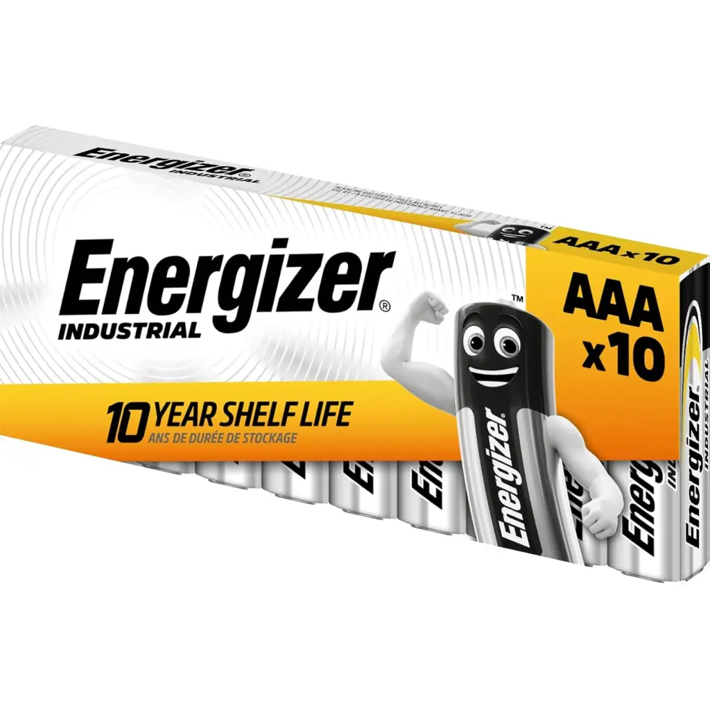 Energizer Industrial Alkaline AAA Battery (Pack 10) - 361063