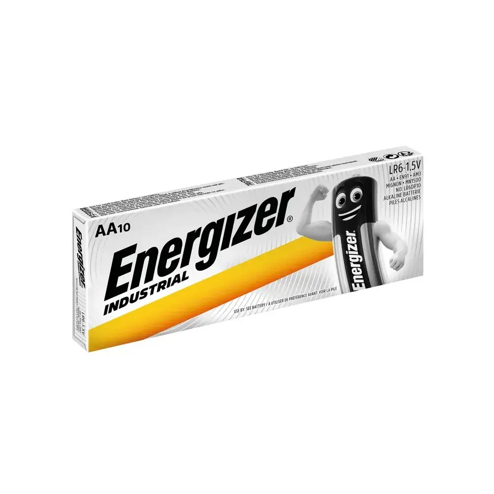 Energizer Industrial AA Alkaline Batteries (Pack 10) - E300638703