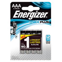 Energizer Max Plus AAA Pack of 4