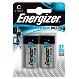 Energizer Max Plus C Pack of 2