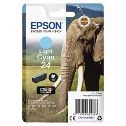 Epson 24 Light Cyan Inkjet Cartridge (360 page capacity) C13T24254012