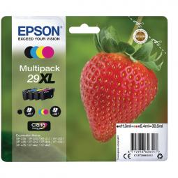 Epson 29XL Strawberry CMYK Ink Cartridge (Pack 4) C13T29964012
