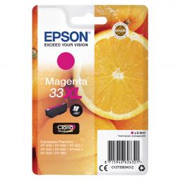 Epson 33XL Magenta Inkjet Cartridge (Capacity: 650 pages) C13T33634012