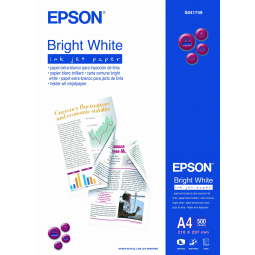 Epson Bright White Inkjet A4 500 Sheets