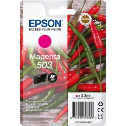 Epson Chillies 503 Magenta Standard Capacity Ink Cartridge 3.3ml - C13T09Q34010