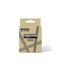 Epson LK-6WBJ Black on Matte WhiteTape Cartridge 24mm - C53S672064