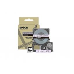 Epson LK-4UAS Gray on Soft Purple Tape Cartridge 12mm - C53S672107