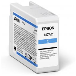 Epson Cyan T47A2 Pro10 Ink Cartridge 50ml
