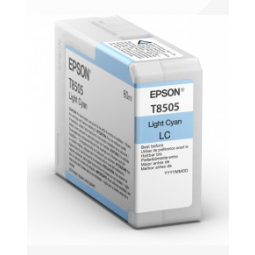 Epson T8505 Light Cyan Ink Cartridge 80ml C13T850500