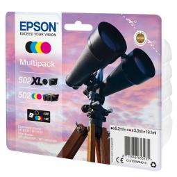 Epson Multi Pack XL Black and CMY Standard Ink Cartridge 502