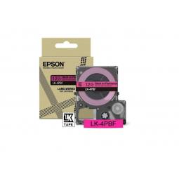 Epson LK-4PBF Black on Fluorescent Pink Tape Cartridge 12mm - C53S672100