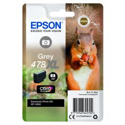 Epson Squirrel 478XL 11.2ml Claria Premium GreyInk Cartridge