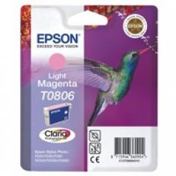 Epson T0806 Light Magenta Inkjet Cartridge C13T08064011 / T0806