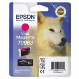 Epson T0963 Vivid Magenta Inkjet Cartridge C13T09634010 / T0963