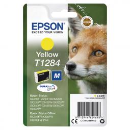 Epson T1284 Yellow Inkjet Cartridge (Capacity: 260 pages) C13T12844012