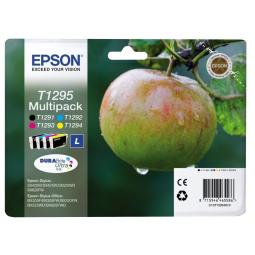 Epson T1295 Black/Cyan/Magenta/Yellow Ink Cartridge (Pack of 4) C13T12954012