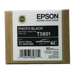 Epson T5801 Photo Black Inkjet Cartridge C13T580100 / T5801