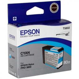 Epson T5802 Cyan Ink Cartridge 80ml C13T580200