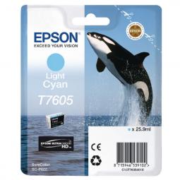 Epson T7605 Light Cyan Ink Cartridge C13T76054010 / T7605