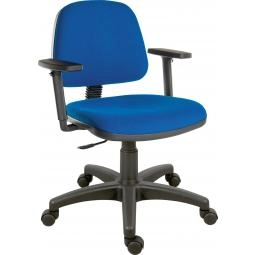 Ergo Blaster Medium Back Fabric Operator Office Chair with Height Adjustable Arms Blue - 1100BLU/0280