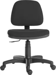 Teknik Office Ergo Blaster Medium Back Fabric Operator Office Chair without Arms Black - 1100BLK