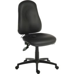 Ergo Comfort Air High Back PU Ergonomic Operator Office Chair without Arms Black - 9500AIR-PU