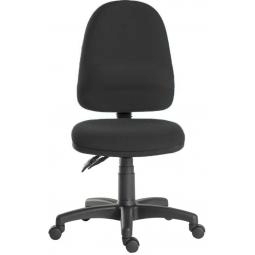Ergo Twin High Back Fabric Operator Office Chair without Arms Black - 2900BLK
