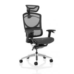 Ergo Click Plus Chair Black Mesh with Headrest PO000063