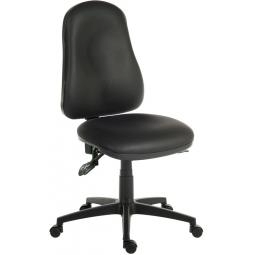 Ergo Comfort High Back PU Ergonomic Operator Office Chair without Arms Black - 9500-PU