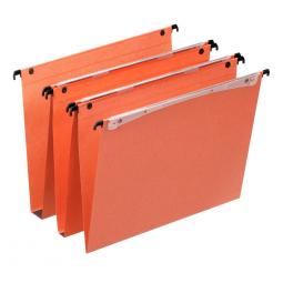 Esselte Orgarex Dual Vertical Suspension File A4 V Base 15mm Orange Box of 25