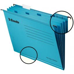 Esselte Pendaflex Reinforced Suspension File Foolscap Blue Box of 10