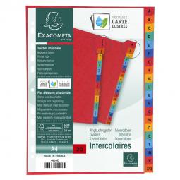 Europa A-Z Dividers A4 Assorted 4803Z Pack of 1