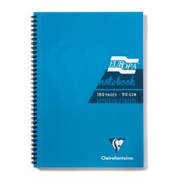 Europa A4 Sidebound Notebook Turquoise 5802Z Pack of 5